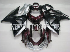 Suzuki GSXR1000 2009-2016 Injection ABS Fairing - Factory Style - Black Purple - MFS2710 - Fairings Kit