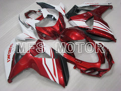 Suzuki GSXR1000 2009-2016 Injection ABS Fairing - Factory Style - White red - MFS2722 - Fairings Kit