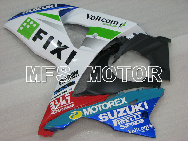 Suzuki GSXR1000 2009-2016 Injection ABS Fairing - FIXI - White Blue - MFS2729 - Fairings Kit