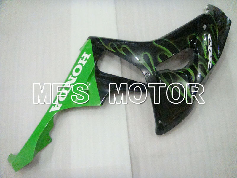 Honda CBR1000RR 2006-2007 Injection ABS Fairing - Flame - Black Green - MFS2882 - Fairings Kit