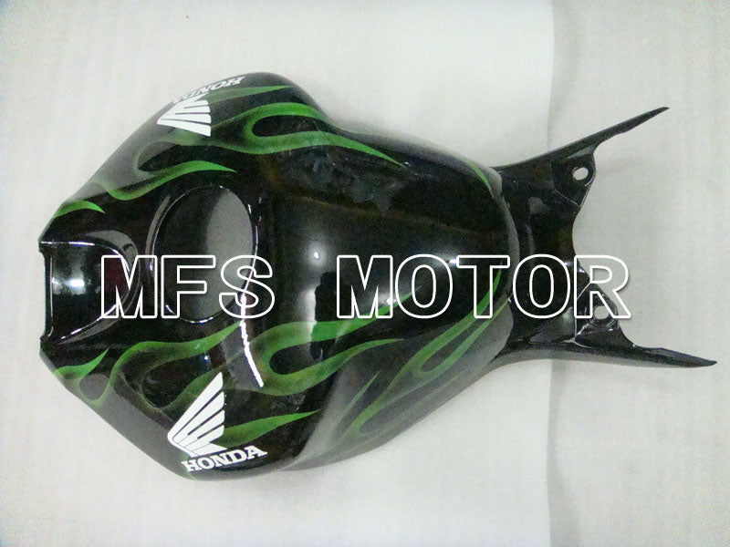 Honda CBR1000RR 2006-2007 Injection ABS Fairing - Flame - Black Green - MFS2882 - Fairings Kit
