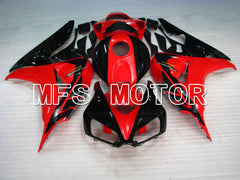 Honda CBR1000RR 2006-2007 Injection ABS Fairing - Factory Style - Black Red - MFS2892 - Fairings Kit