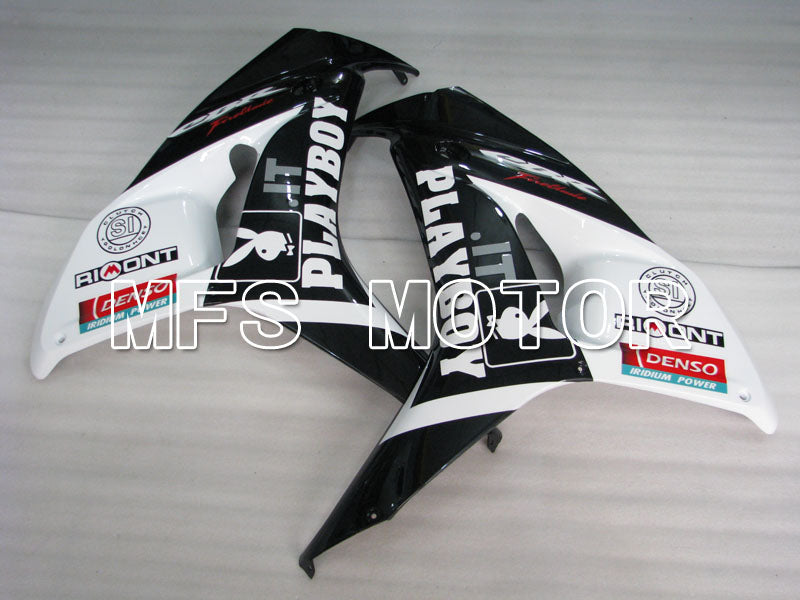 Honda CBR1000RR 2006-2007 Injection ABS Fairing - PlayBoy - Black White - MFS2895 - Fairings Kit