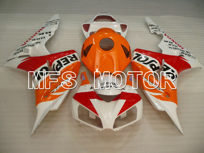 Honda CBR1000RR 2006-2007 Injection ABS Fairing - Repsol - Orange Red White - MFS2897 - Fairings Kit
