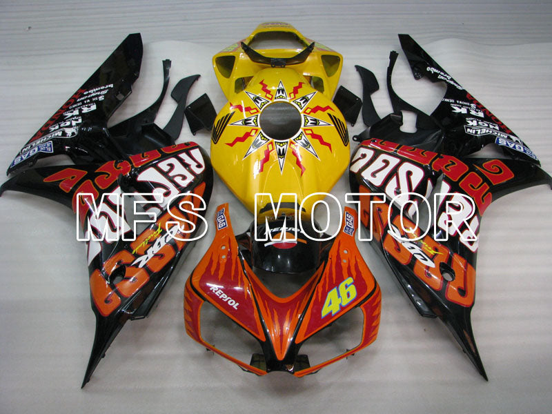 Honda CBR1000RR 2006-2007 Injection ABS Fairing - Others - Orange Yellow Black - MFS2901 - Fairings Kit