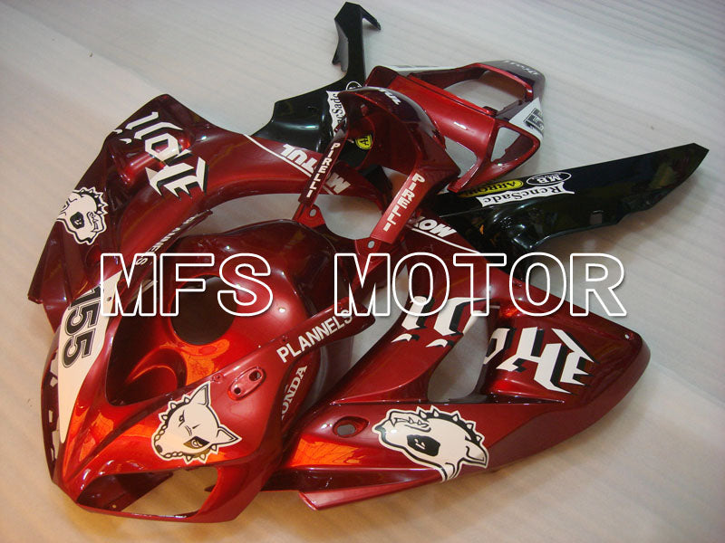 Honda CBR1000RR 2006-2007 Injection ABS Fairing - PLANNELS - Black Orange - MFS2905 - Fairings Kit