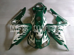 Honda CBR1000RR 2006-2007 Injection ABS Fairing - Flame - White ArmyGreen - MFS2921 - Fairings Kit