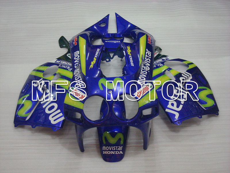Honda CBR250RR 1988-1989 Injection ABS Fairing - Movistar - Blue - MFS3019 - Fairings Kit