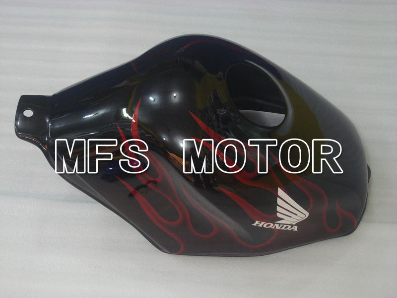 Honda CBR600 F3 1997-1998 Injection ABS Fairing - Flame - Black Red - MFS3058 - Fairings Kit