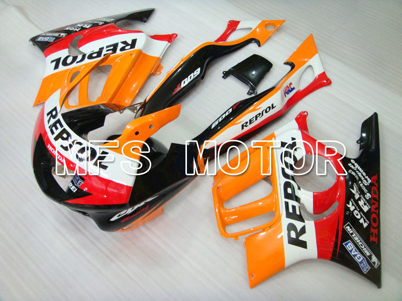 Honda CBR600 F3 1997-1998 Injection ABS Fairing - Repsol - Black Orange Red - MFS3072 - Fairings Kit