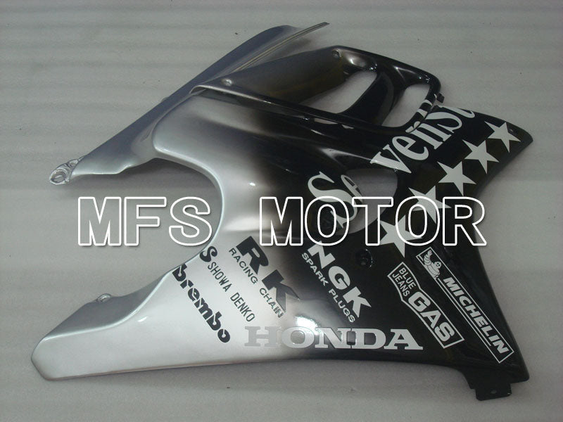 Honda CBR600 F3 1997-1998 Injection ABS Fairing - SevenStars - Black Silver - MFS3078 - Fairings Kit
