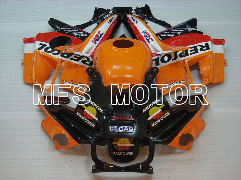 Honda CBR600 F2 1991-1994 ABS Fairing - Repsol - Black Orange Red - MFS3080 - Fairings Kit