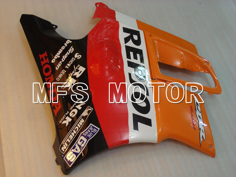 Honda CBR600 F2 1991-1994 ABS Fairing - Repsol - Black Orange Red - MFS3080 - Fairings Kit
