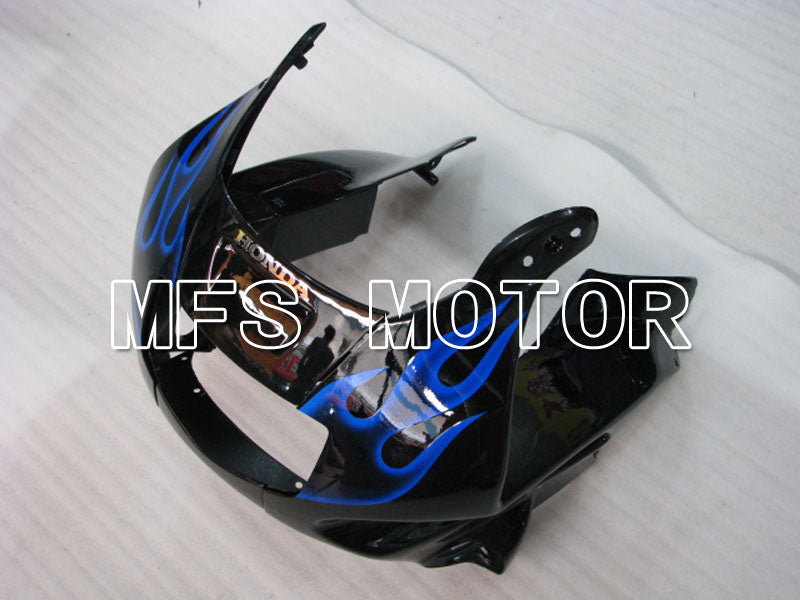 Honda CBR600 F2 1991-1994 ABS Fairing - Flame - Black Blue - MFS3085 - Fairings Kit