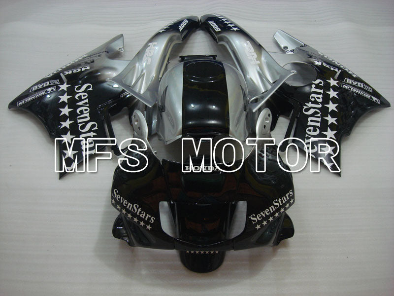 Honda CBR600 F2 1991-1994 ABS Fairing - SevenStars - Black Silver - MFS3100 - Fairings Kit