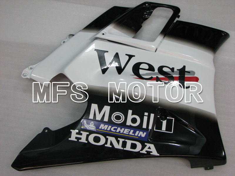 Honda CBR600 F2 1991-1994 ABS Fairing - West - Black White - MFS3109 - Fairings Kit