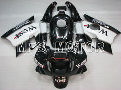 Honda CBR600 F2 1991-1994 ABS Fairing - West - Black White - MFS3109 - Fairings Kit