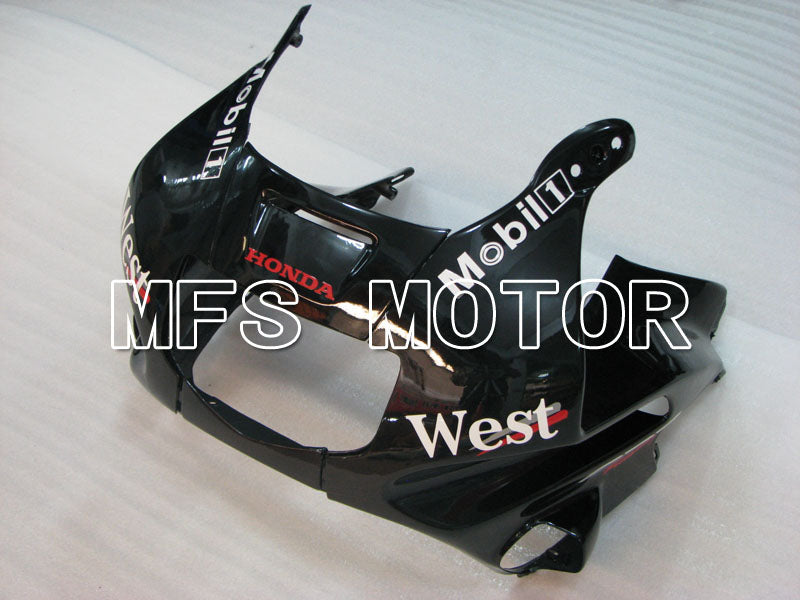 Honda CBR600 F2 1991-1994 ABS Fairing - West - Black White - MFS3109 - Fairings Kit