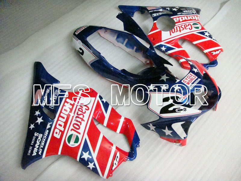 Honda CBR600 F4 1999-2000 Injection ABS Fairing - Castrol - Blue Red - MFS3122 - Fairings Kit