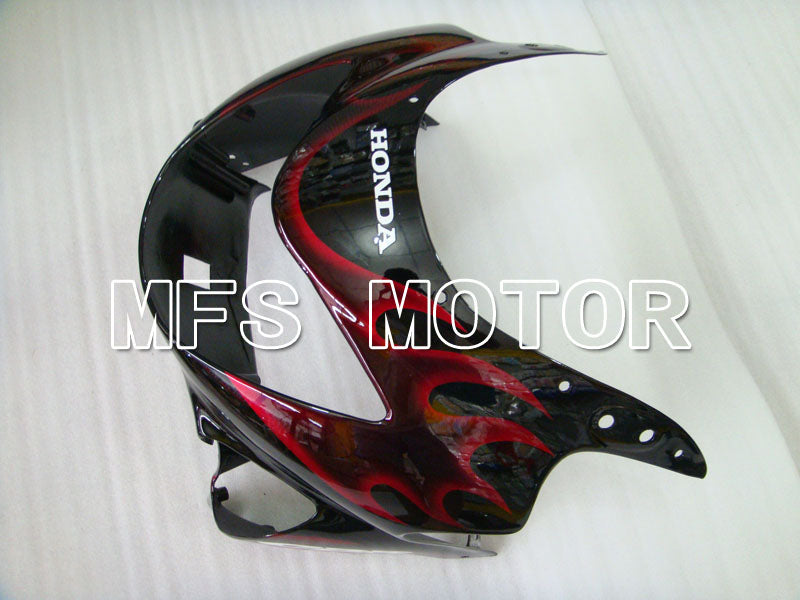 Honda CBR600 F4 1999-2000 Injection ABS Fairing - Flame - Black Red - MFS3123 - Fairings Kit