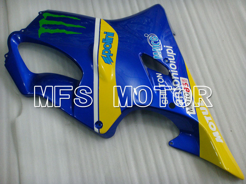 Honda CBR600 F4 1999-2000 Injection ABS Fairing - Monster - Blue Yellow - MFS3142 - Fairings Kit