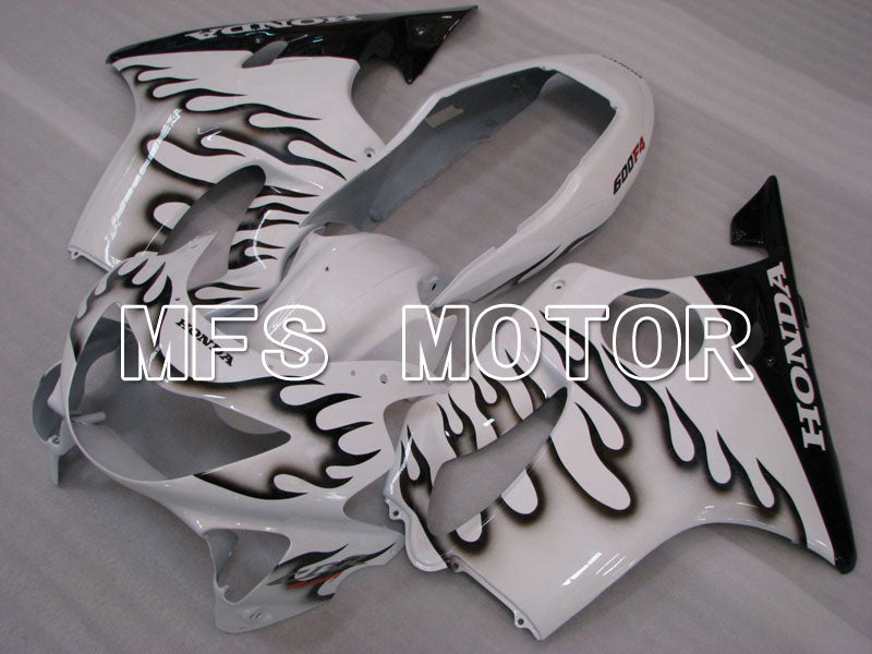 Honda CBR600 F4 1999-2000 Injection ABS Fairing - Flame - Black White - MFS3143 - Fairings Kit