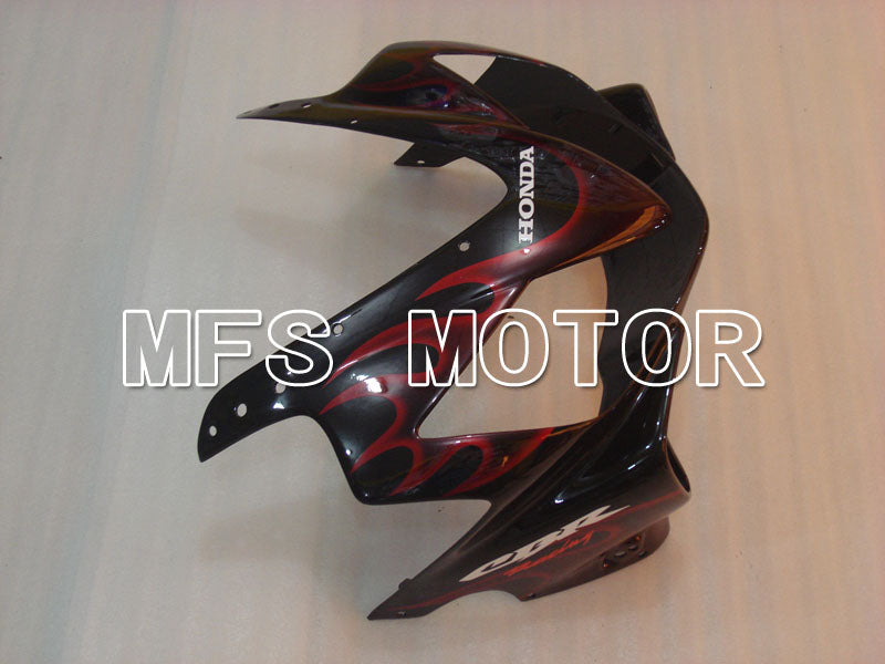 Honda CBR600 F4i 2004-2007 Injection ABS Fairing - Flame - Black Red - MFS3197 - Fairings Kit