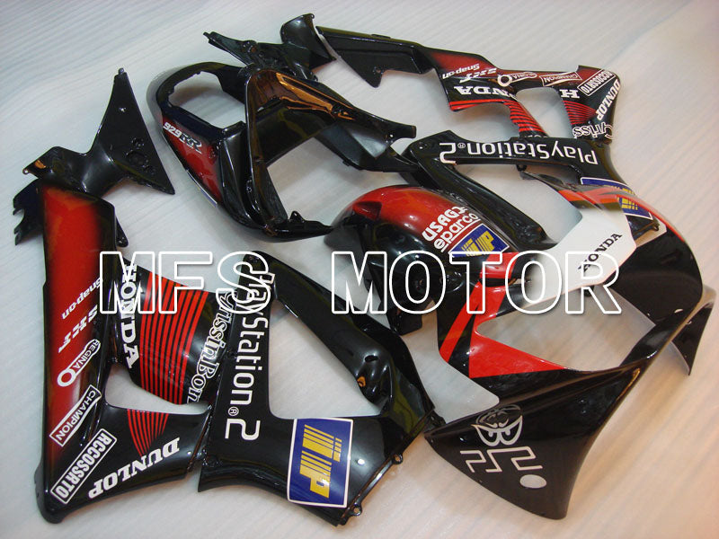 Honda CBR900RR 929 2000-2001 Injection ABS Fairing - Play Station - Black Red - MFS3210 - Fairings Kit