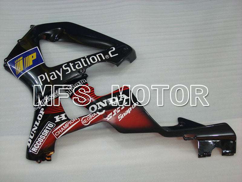 Honda CBR900RR 929 2000-2001 Injection ABS Fairing - Play Station - Black Red - MFS3210 - Fairings Kit