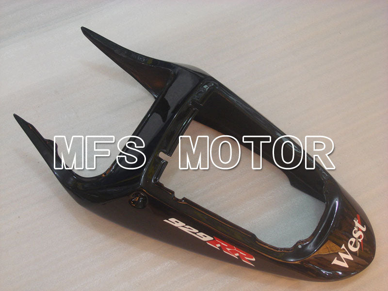 Honda CBR900RR 929 2000-2001 Injection ABS Fairing - West - Black White - MFS3213 - Fairings Kit