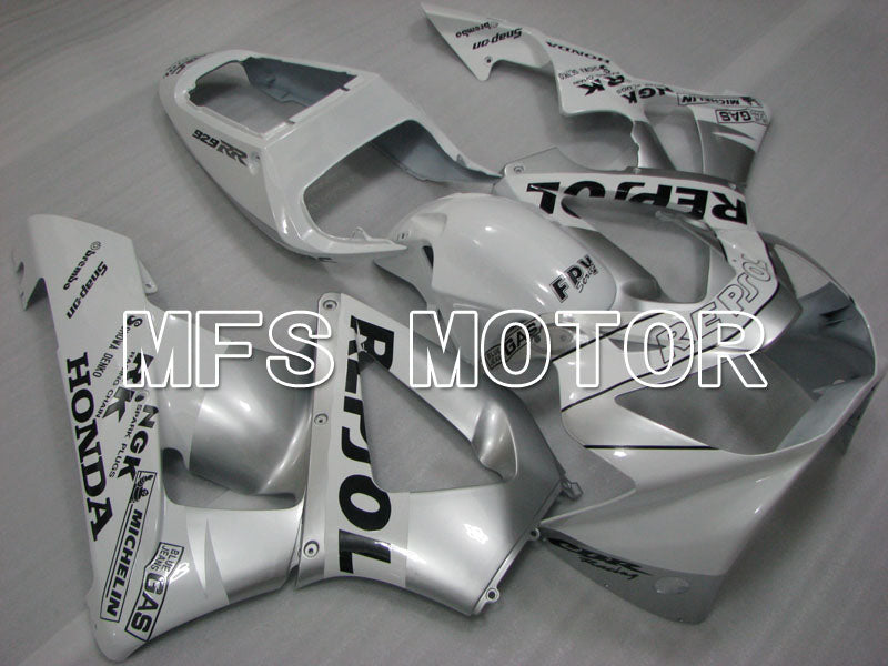 Honda CBR900RR 929 2000-2001 Injection ABS Fairing - Repsol - White Silver - MFS3217 - Fairings Kit