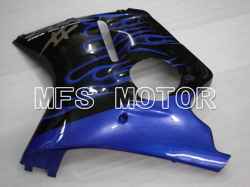 Honda CBR1100XX 1996-2007 Injection ABS Fairing - Flame - Black Blue - MFS3261 - Fairings Kit