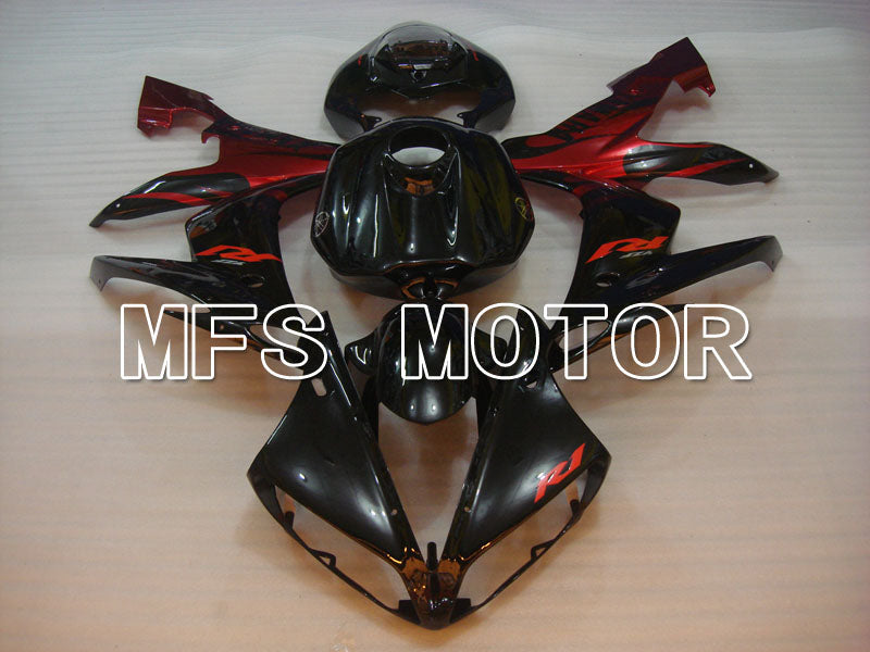 Yamaha YZF-R1 2004-2006 Injection ABS Fairing - Factory Style - Black Red - MFS3308 - Fairings Kit