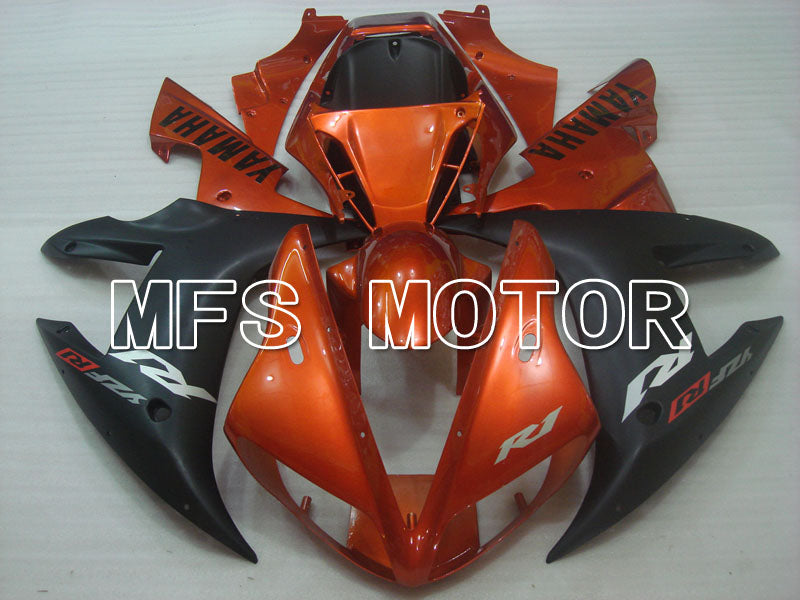 Yamaha YZF-R1 2002-2003 Injection ABS Fairing - Factory Style - Black Orange - MFS3309 - Fairings Kit