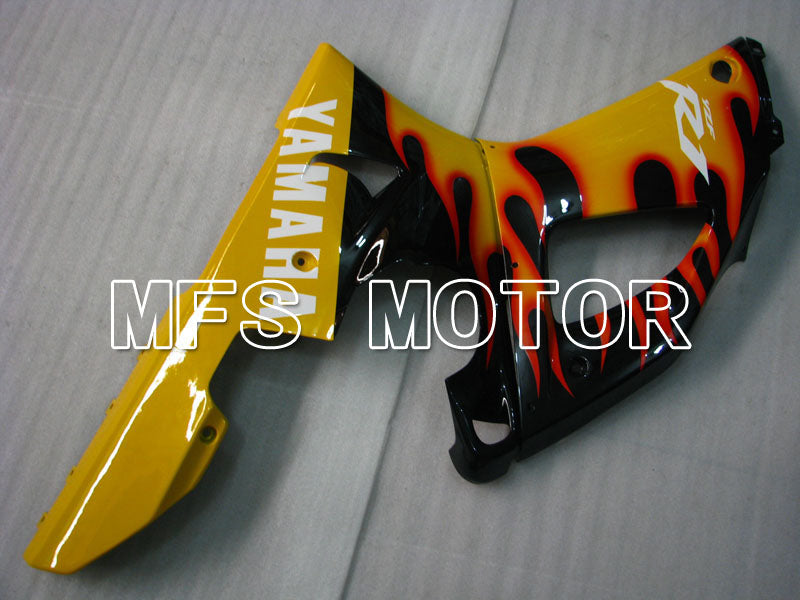 Yamaha YZF-R1 1998-1999 Injection ABS Fairing - Flame - Black Yellow - MFS3359 - Fairings Kit