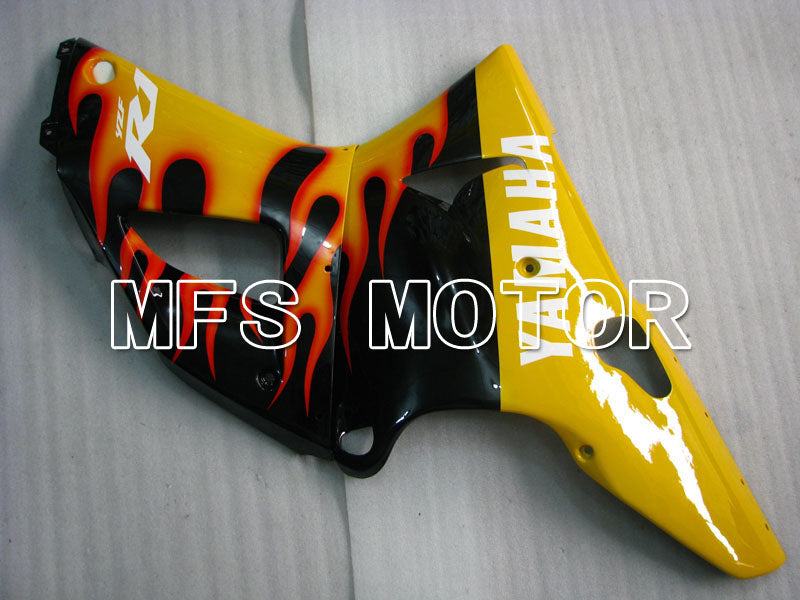 Yamaha YZF-R1 1998-1999 Injection ABS Fairing - Flame - Black Yellow - MFS3359 - Fairings Kit