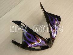Yamaha YZF-R1 2009-2011 Injection ABS Fairing - Flame - Black Purple - MFS3384 - Fairings Kit
