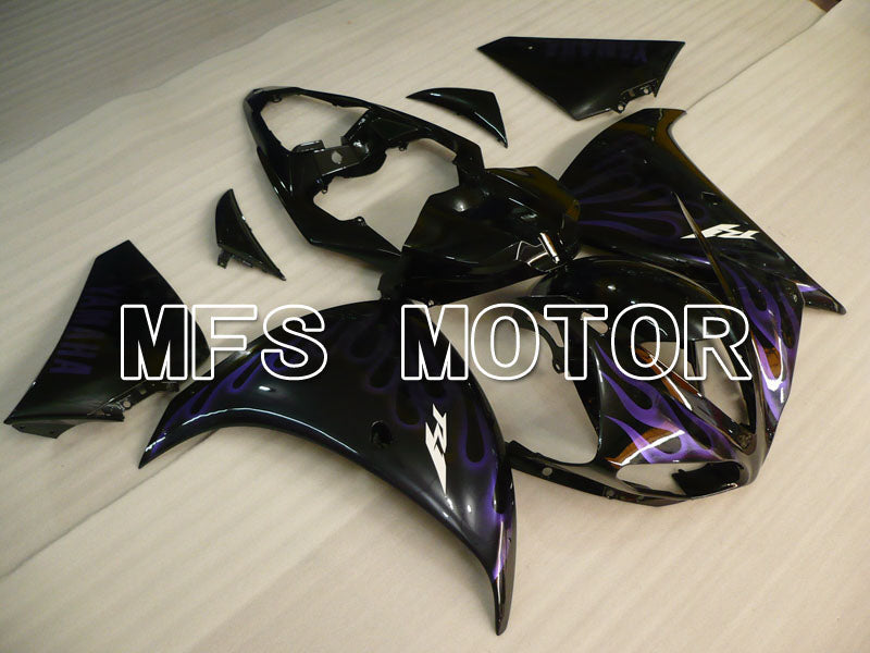 Yamaha YZF-R1 2009-2011 Injection ABS Fairing - Flame - Black Purple - MFS3384 - Fairings Kit
