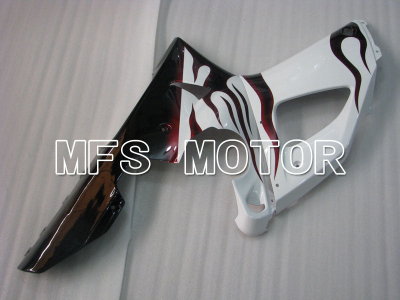 Yamaha YZF-R1 1998-1999 Injection ABS Fairing - Flame - Black White - MFS3403 - Fairings Kit