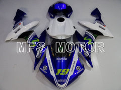 Yamaha YZF-R1 2004-2006 Injection ABS Fairing - Monster - Black White Blue - MFS3434 - Fairings Kit