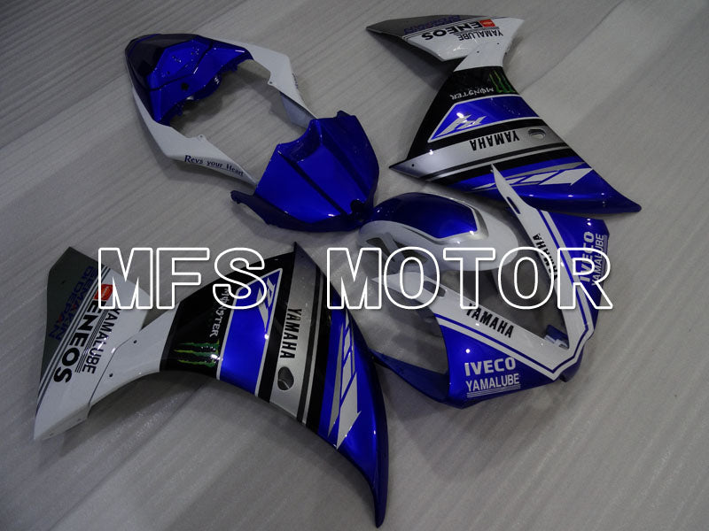 Yamaha YZF-R1 2009-2011 Injection ABS Fairing - Monster - White Blue - MFS3439 - Fairings Kit