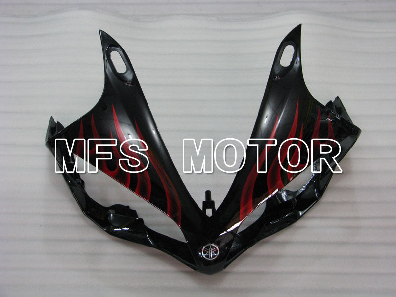 Yamaha YZF-R1 2007-2008 Injection ABS Fairing - Flame - Black Red - MFS3441 - Fairings Kit