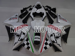 Yamaha YZF-R1 2009-2011 Injection ABS Fairing - ABARTH - Black White - MFS3447 - Fairings Kit
