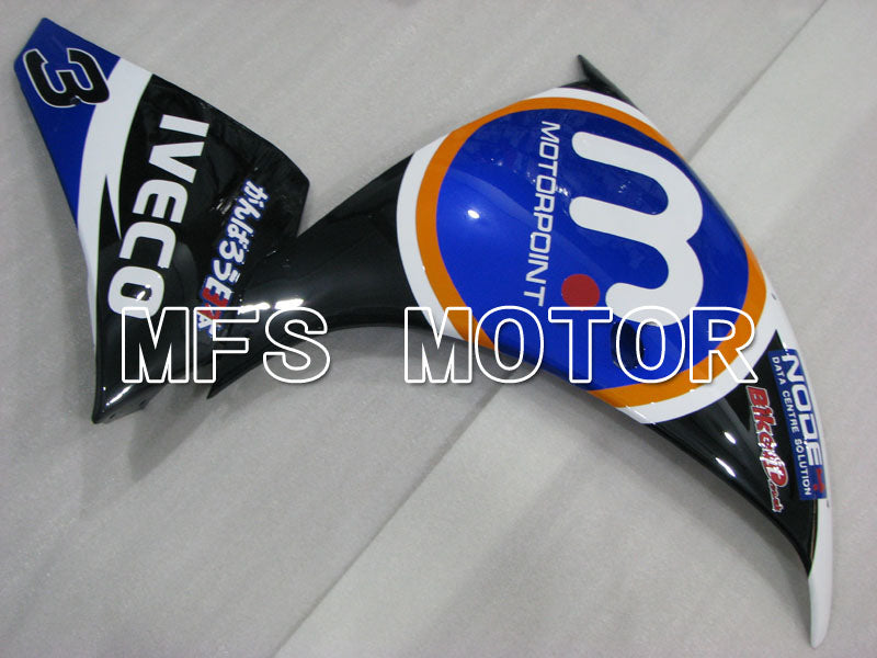 Yamaha YZF-R1 2012-2014 Injection ABS Fairing - MOTORPOINT - Black Blue - MFS3460 - Fairings Kit