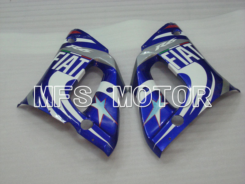 Yamaha YZF-R6 1998-2002 Injection ABS Fairing - FIAT - Blue White - MFS3485 - Fairings Kit