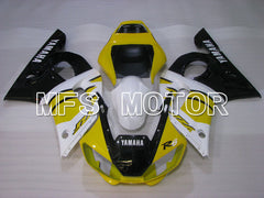 Yamaha YZF-R6 1998-2002 Injection ABS Fairing - Factory Style - Black White Yellow - MFS3511 - Fairings Kit