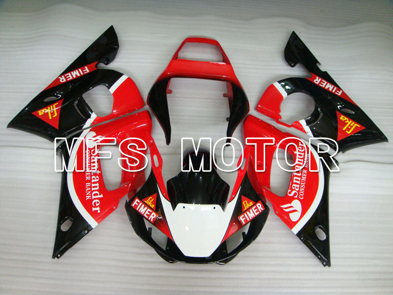 Yamaha YZF-R6 1998-2002 Injection ABS Fairing - Santander - Black Red - MFS3513 - Fairings Kit