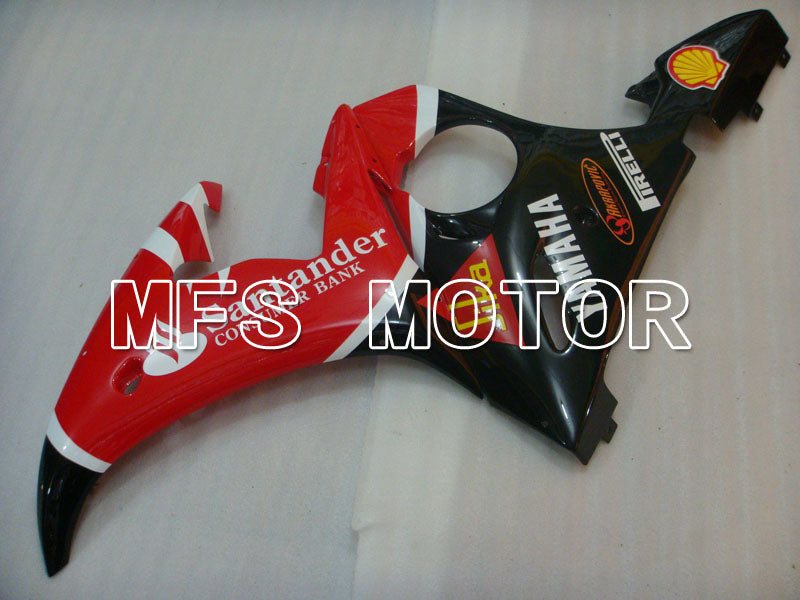 Yamaha YZF-R6 2003-2004 Injection ABS Fairing - Santander - Red Black - MFS3518 - Fairings Kit