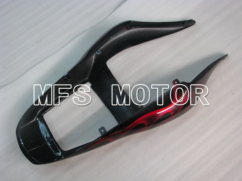 Yamaha YZF-R6 1998-2002 Injection ABS Fairing - Flame - Black Red - MFS3558 - Fairings Kit