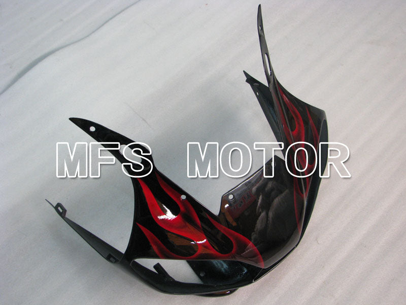 Yamaha YZF-R6 1998-2002 Injection ABS Fairing - Flame - Black Red - MFS3558 - Fairings Kit